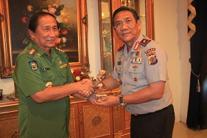 Kapolda Bertemu Trio Pimpinan Pemkot